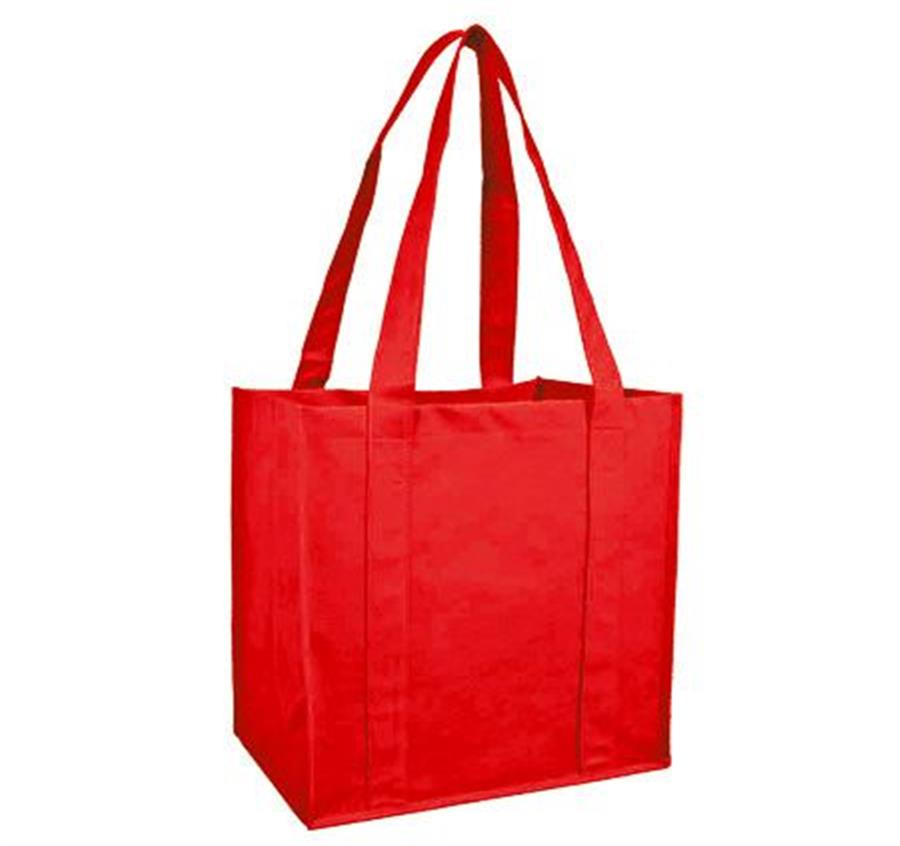 Reusable Shopping Tote Bag - Red