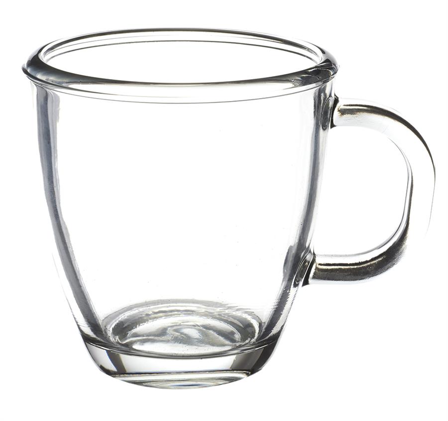 London Glass Coffee Mugs - Clear