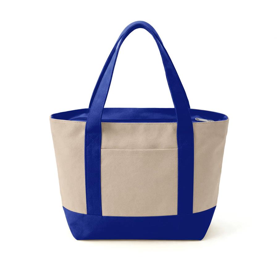 Mini Iconic Zipper Shopping Bag - Royal