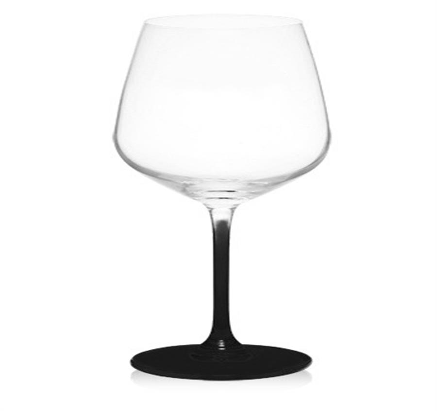 Lead Free Wine Glasses - Black