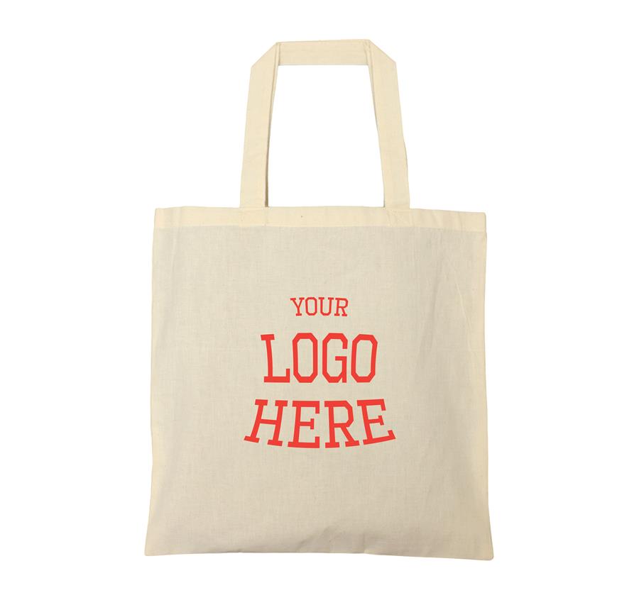 Canvas Tote with extra long handles
