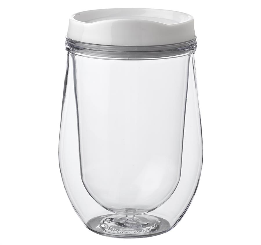 Acrylic Tumblers with Lid 15 oz. - White