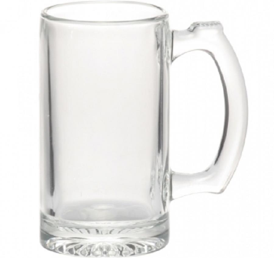 Libbey Groomsmen Glass Beer Mugs - Clear