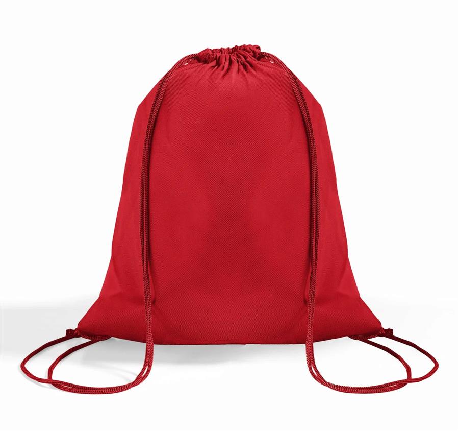 Non Woven Drawstring Backpack - Red