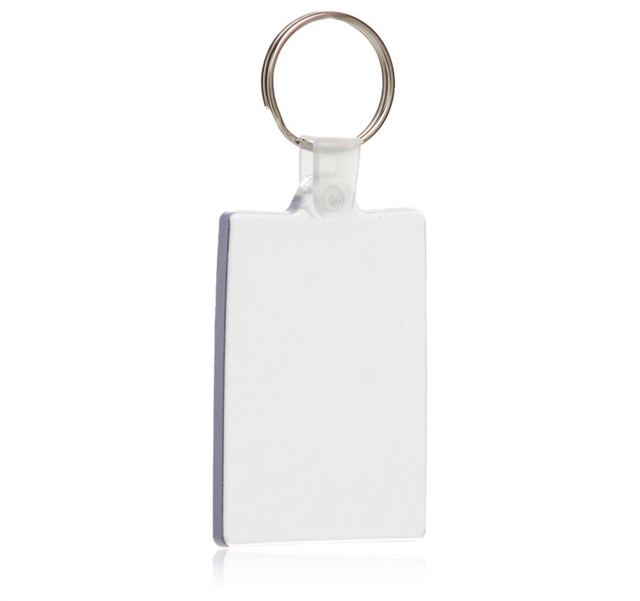 Rectangle Soft Keychain - Clear