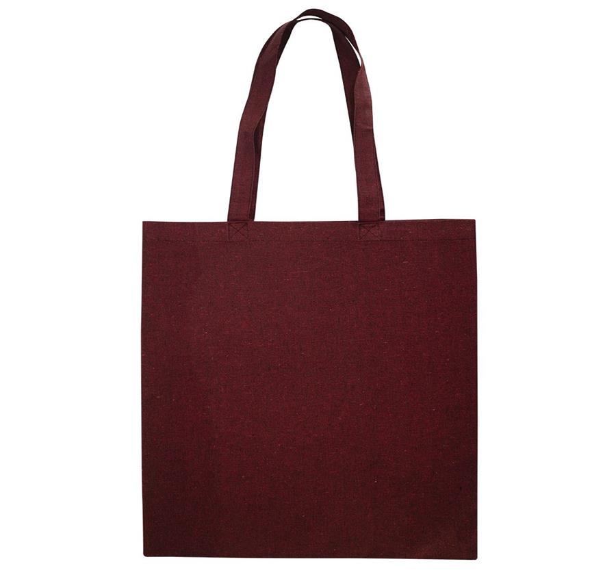 Recycled Canvas Tote Bags - Heather Red