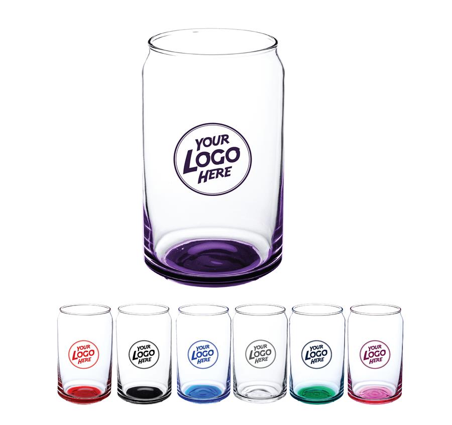 Can Shaped Beer Glasses - 16 oz