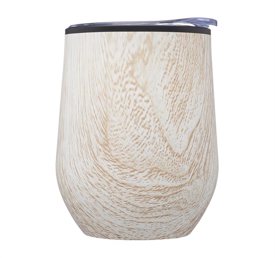 Palmera Stemless Wine Glasses with Lid 12 oz.