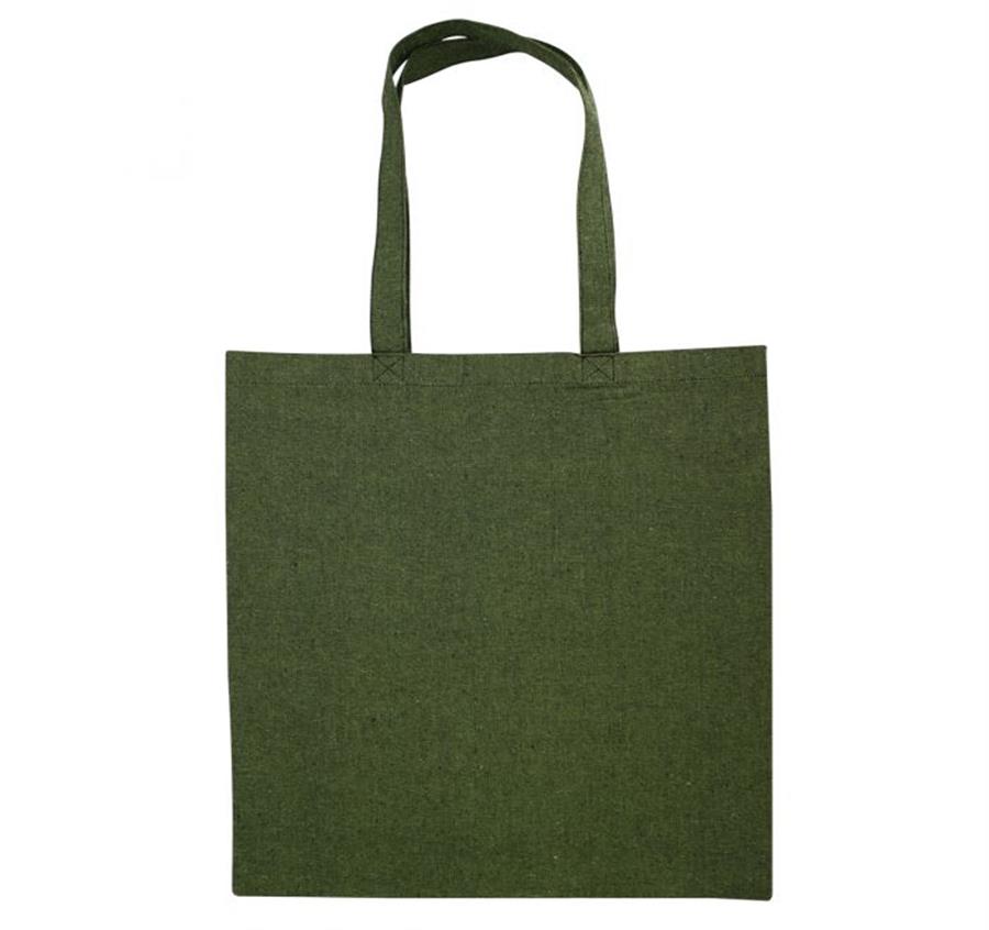 Recycled Canvas Tote Bags - Heather Green