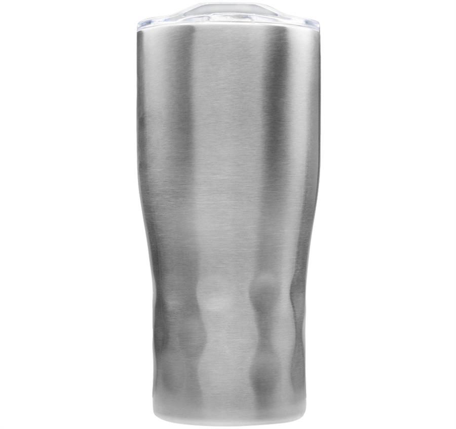 Huckleberry Grip Stainless Steel Tumblers - Silver