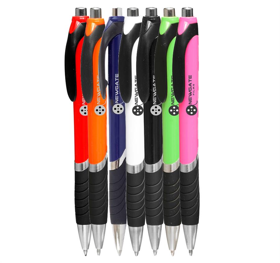 Rubber Grip Ballpoint Pens