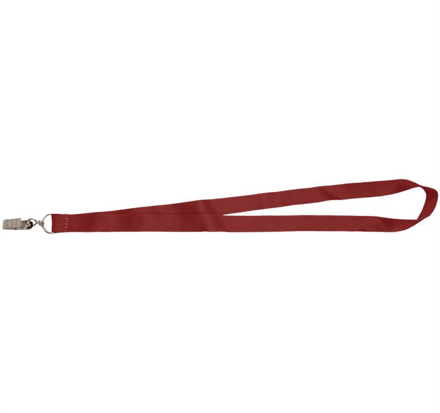 USA Made Dye Sublimation Lanyards - Burgundy