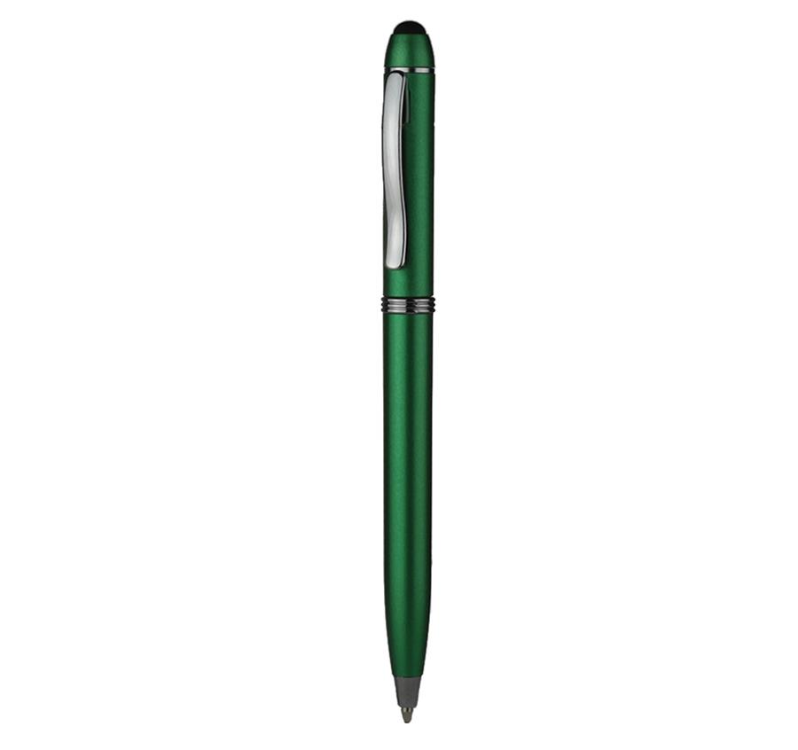 Twist Action Plastic Stylus Pens - Green