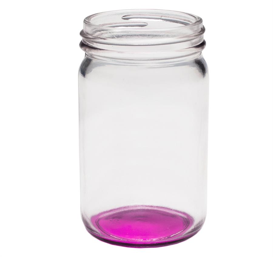 Small Color Mason Jars - Pink