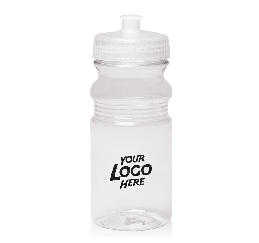 Push Cap Bike Water Bottles 20 oz