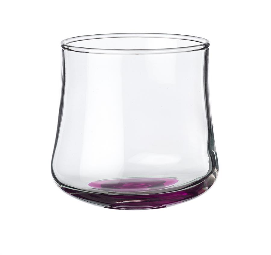 Rose Bud Stemless Glasses - Pink