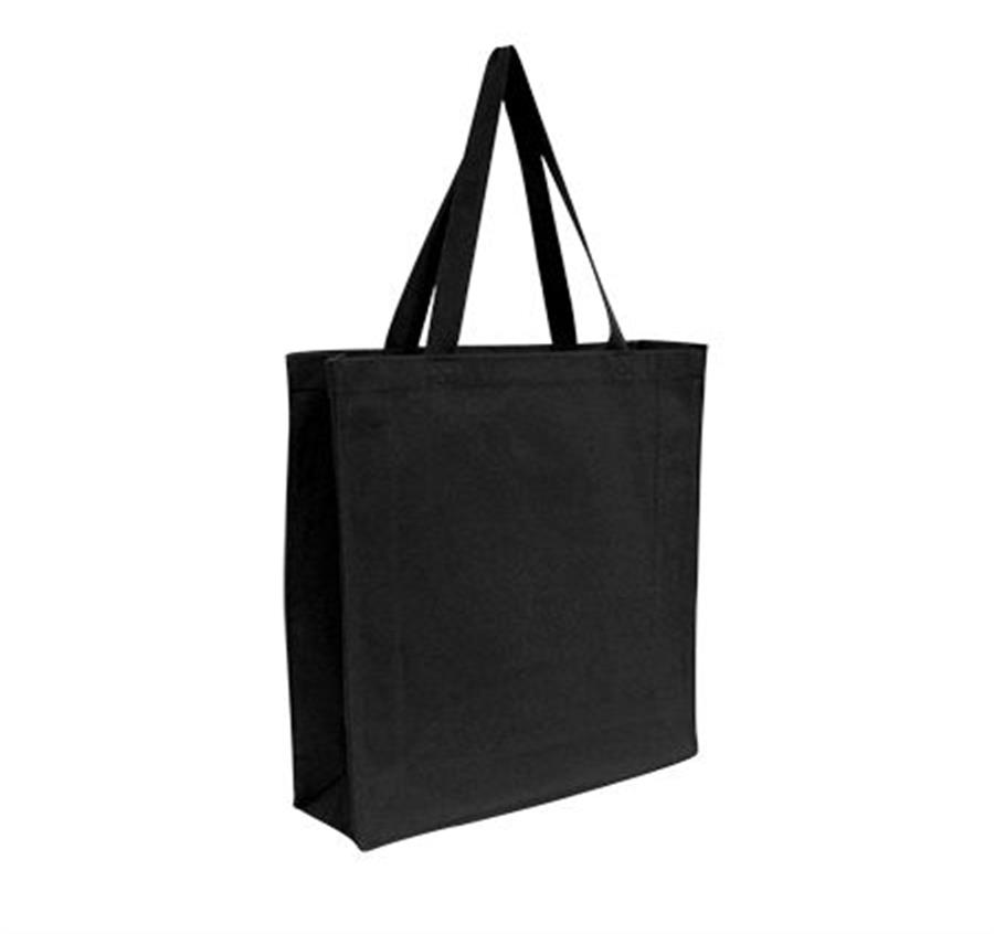 Promotional Canvas Shopper Tote - Black