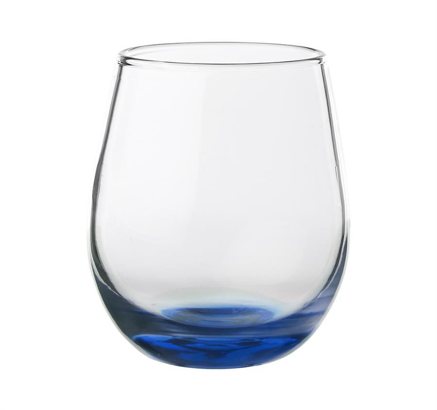 Stemless Wineglass -10 oz - Blue