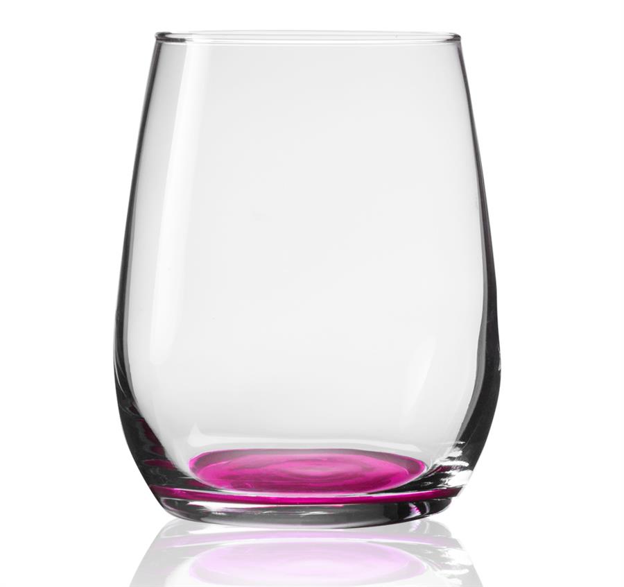 Libbey Stemless Taster Glasses - Pink