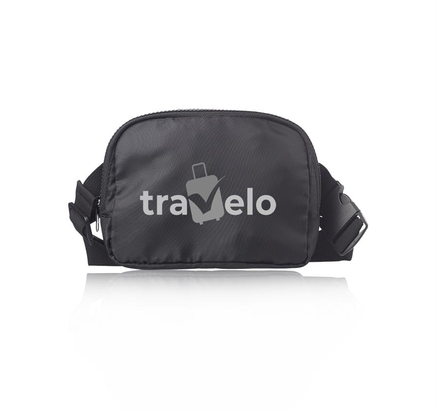 Polyester Belt Bag - Black