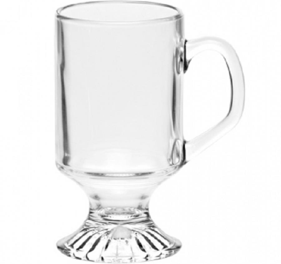 ARC Footed Sports Glass Mugs - Clear
