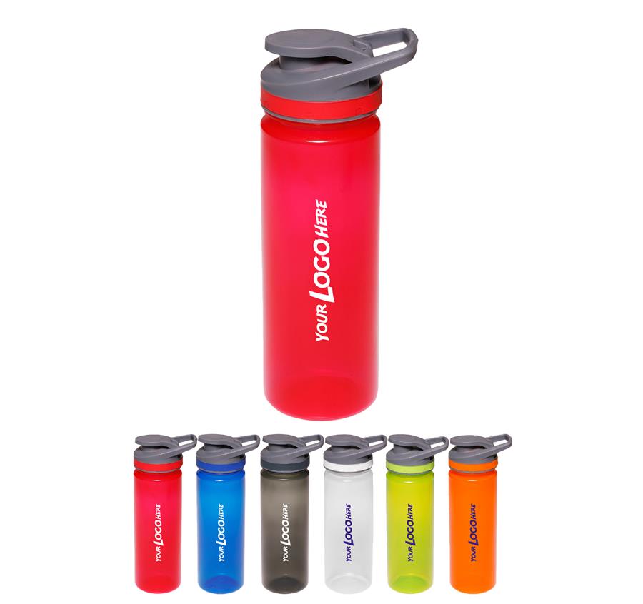 Plastic Sports Water Bottles with Flip Lid