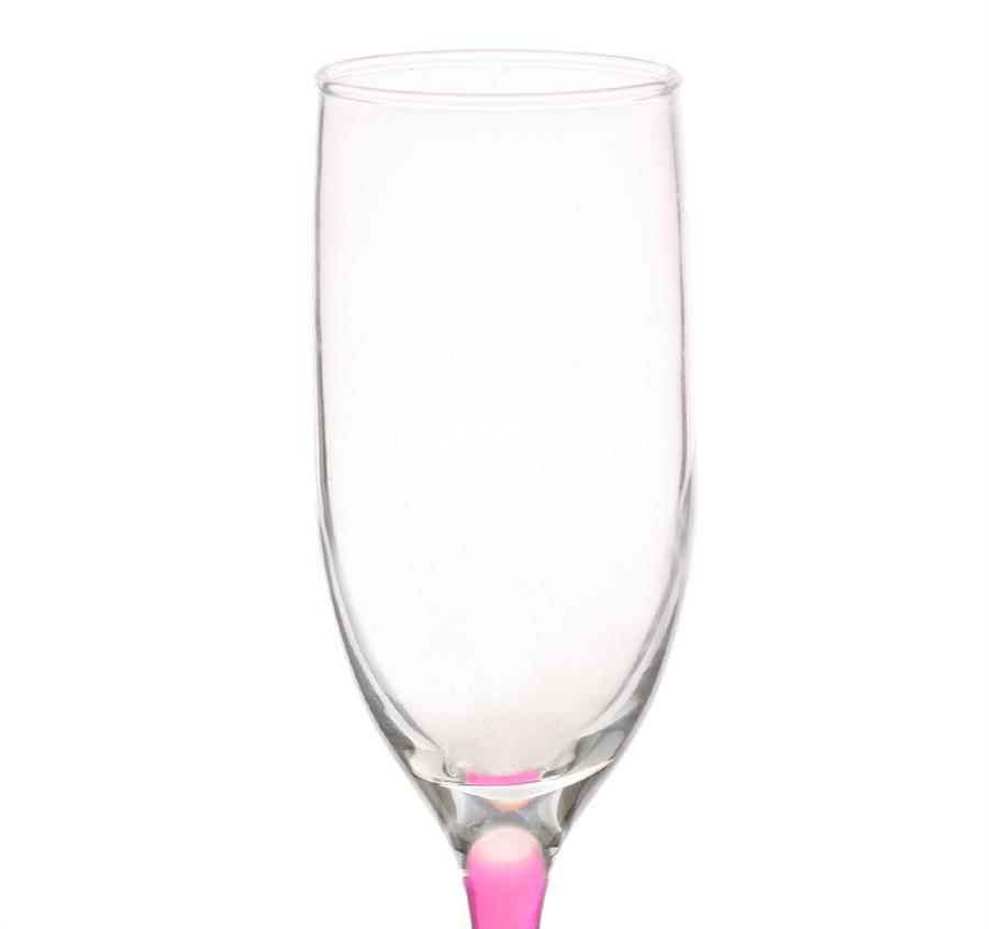 Champagne Flutes - 6.25 oz - Pink