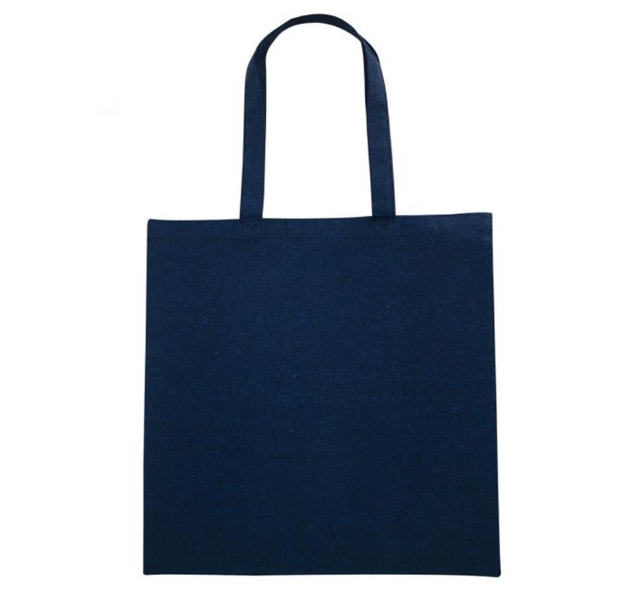 Recycled Canvas Tote Bags - Heather Navy