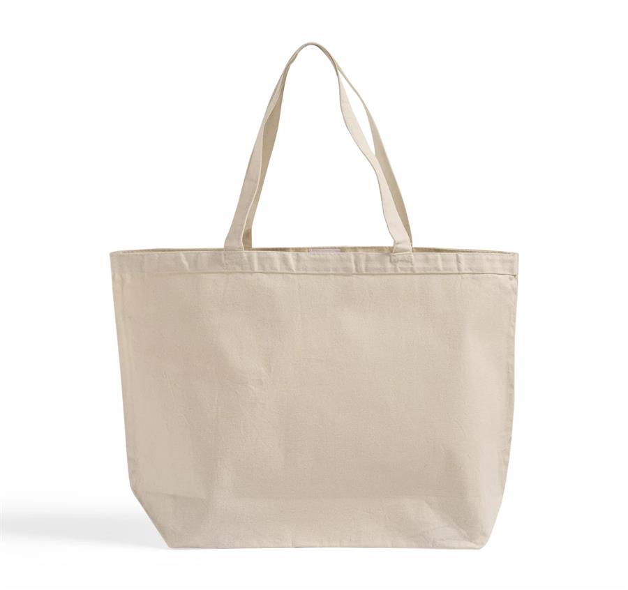 Hook & Loop Jumbo Canvas Tote Bag - Natural