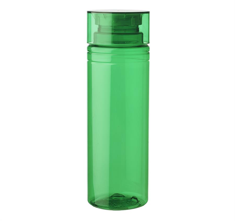 Cylindrical Plastic Water Bottles - 30 oz - Green