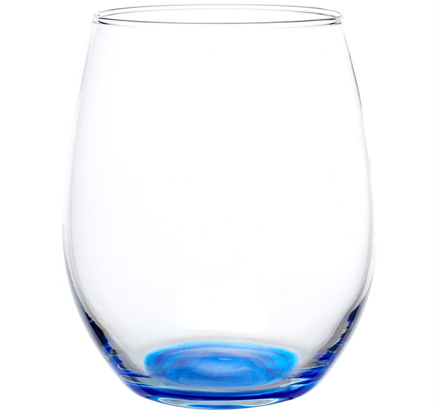 ARC Stemless Wine Glasses - Blue