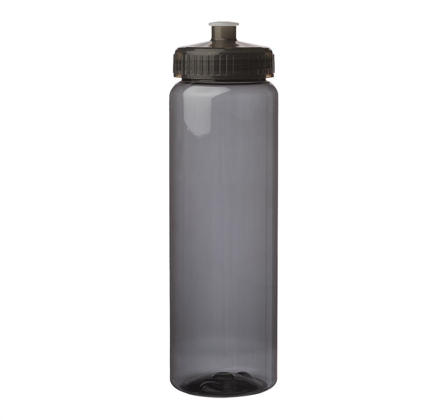 Poly-Clear Plastic Water Bottles 32 oz. - Smoke