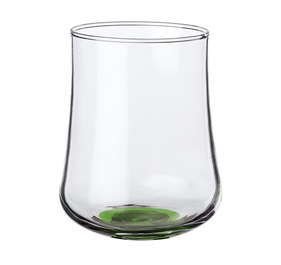 Rose Bud Stemless Glasses - Green