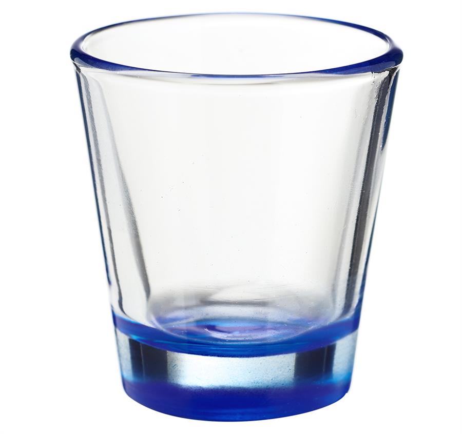 Clear Shot Glass - 1.75oz - Blue