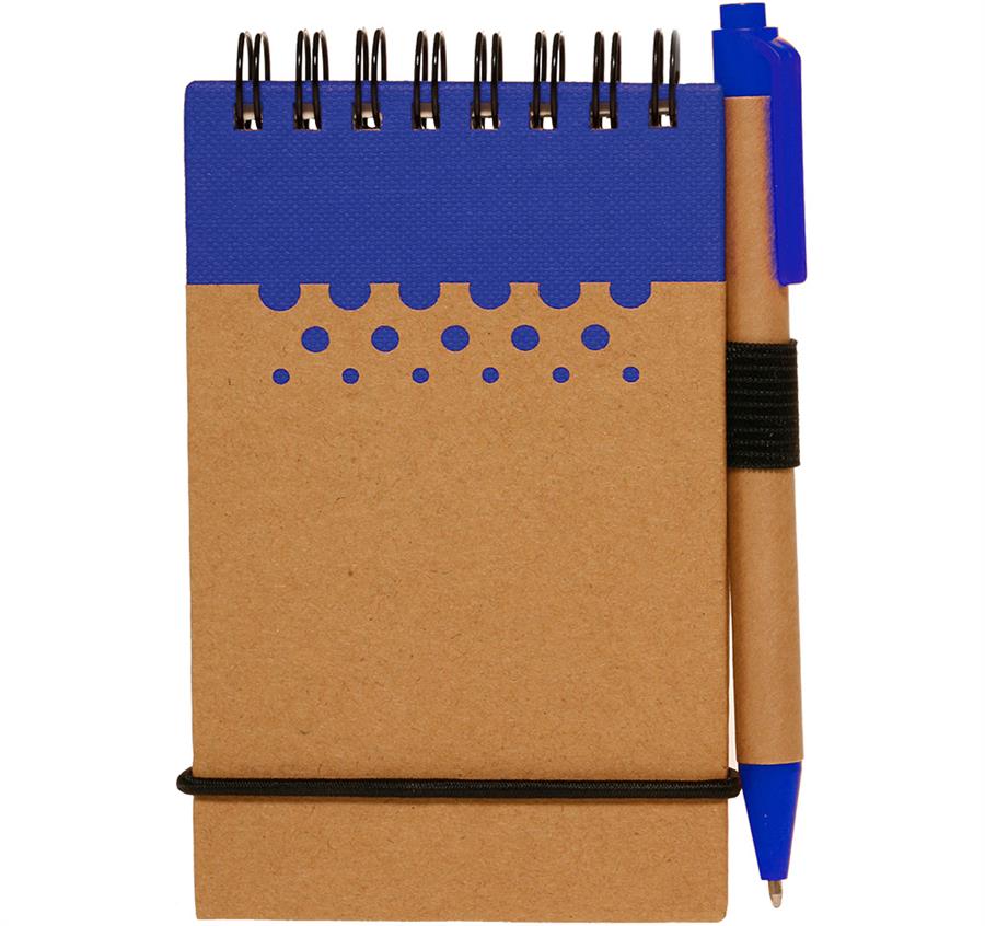 Recyclable Spiral Jotter - Blue