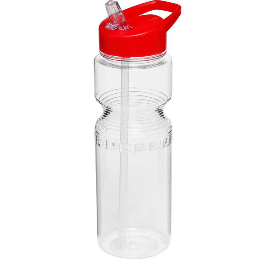 Sports Bottles with Straw 28 oz. - Red