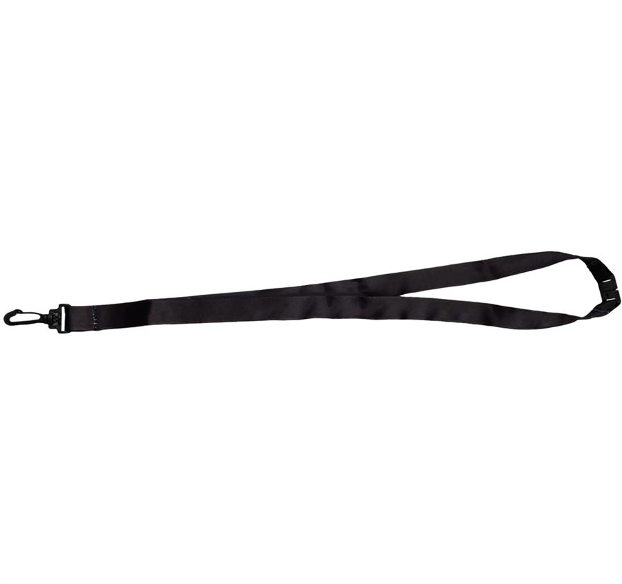 Dye Sublimation Lanyards with Safety Breakaway - Black