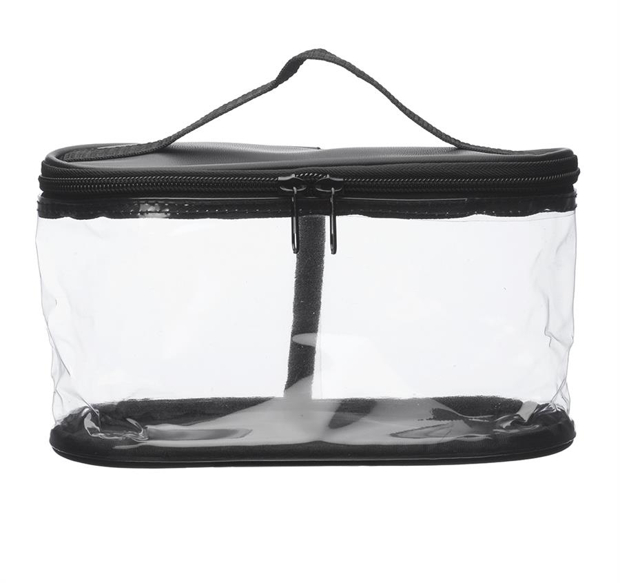 Clear PVC Cosmetic Travel Bags with Handle