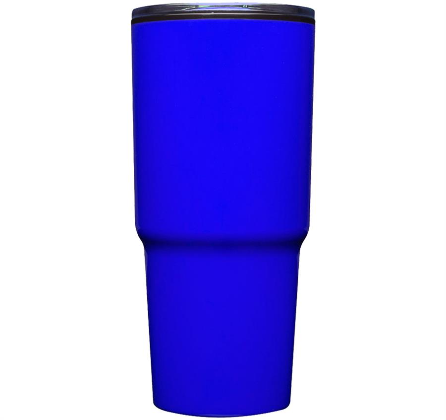 Barton Plastic Double Wall Travel Mugs - 32 oz - Blue