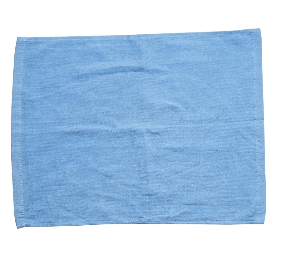 Velour Sports Towel - Light Blue