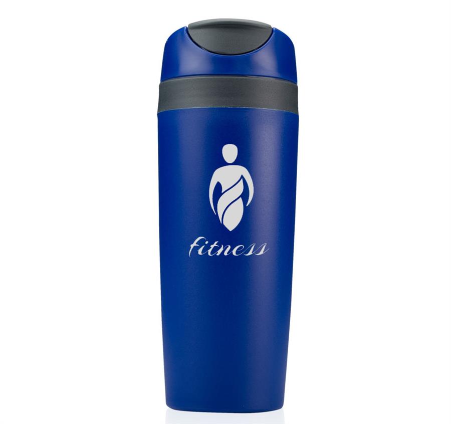 Snap Seal Tumbler Travel Mugs 16 oz. - Blue