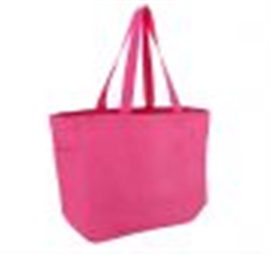Polyester Large Tote Bag - Hot Pink