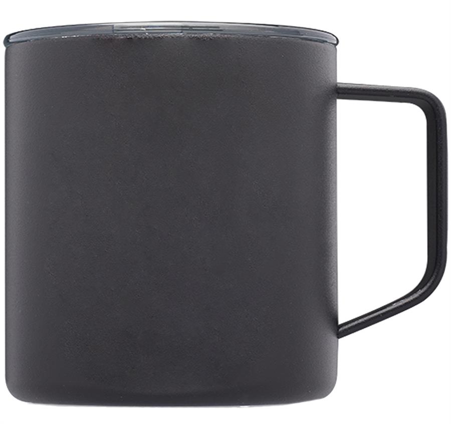 Kenai Powder Coated Travel Mugs - 13.5 oz - Black