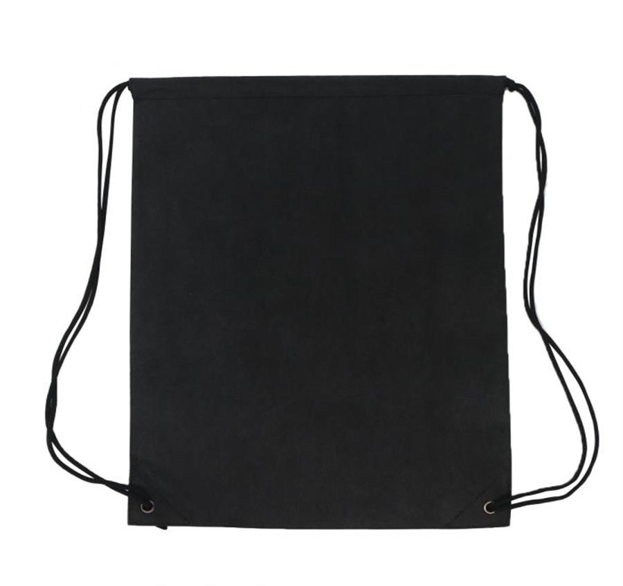 Non Woven Drawstring Bag - Black
